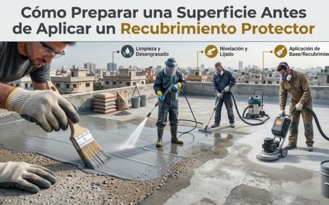 Cómo Preparar una Superficie Antes de Aplicar un Recubrimiento Protector - Constructora Lencova
