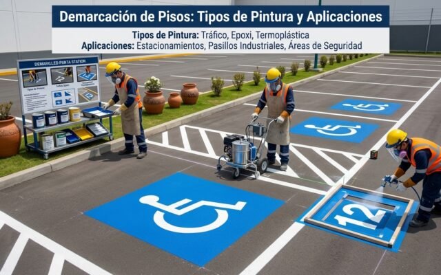 Demarcación de Pisos: Tipos de Pintura y Aplicaciones - Constructora Lencova