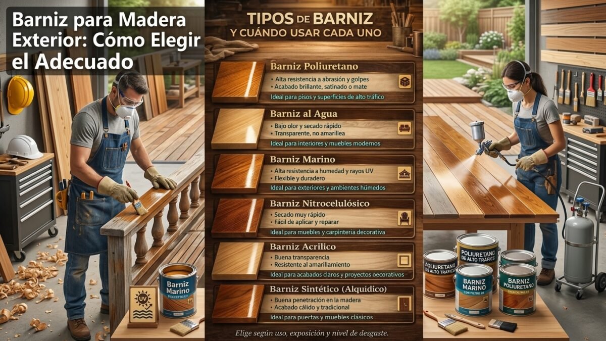 Barniz para Madera Exterior: Cómo Elegir el Adecuado - Constructora Lencova