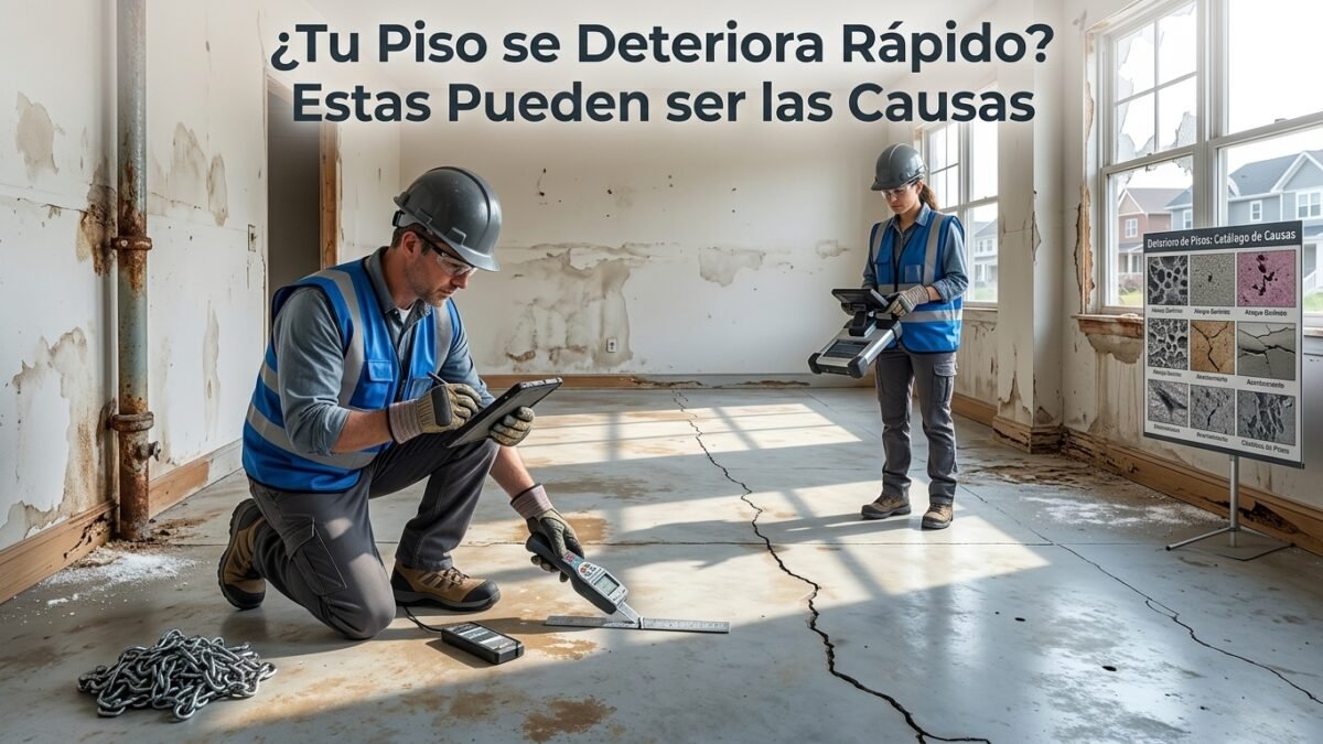 ¿El Piso de tu Casa se Deteriora Rápido? Estas Pueden ser las Causas - Constructora Lencova