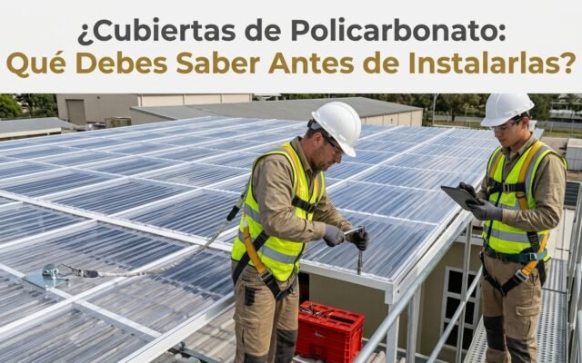 Cubiertas de Policarbonato: Qué Debes Saber Antes de Instalarlas