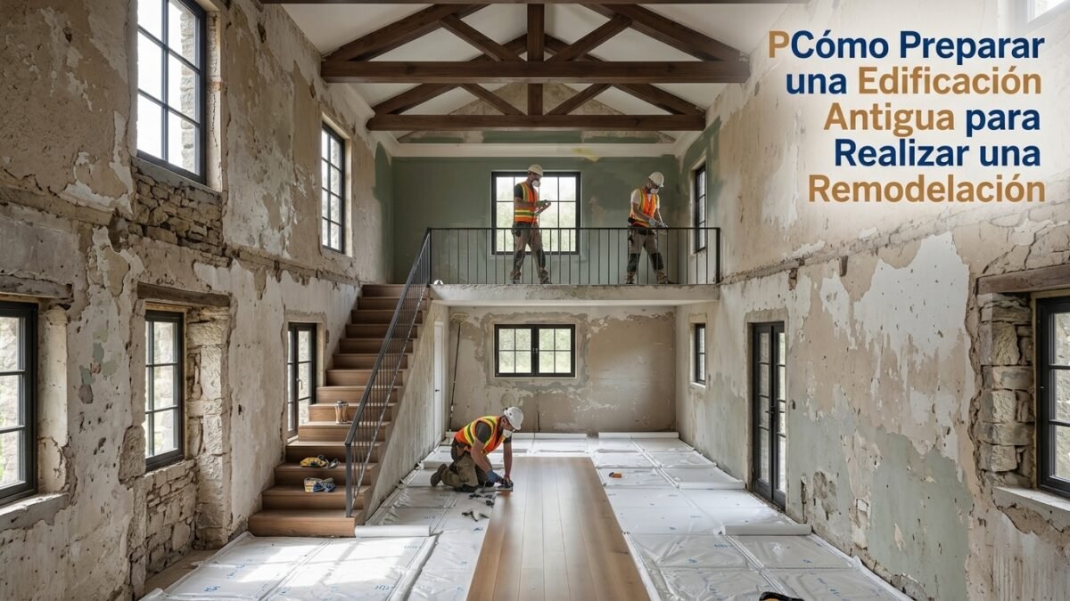Cómo Preparar una Edificación Antigua para Realizar una Remodelación - Constructora Lencova