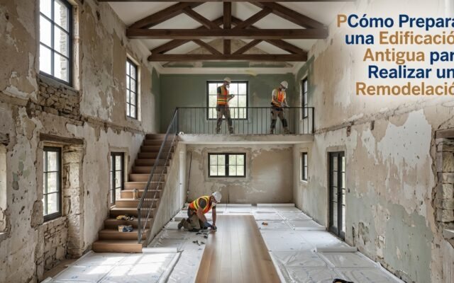 Cómo Preparar una Edificación Antigua para Realizar una Remodelación - Constructora Lencova