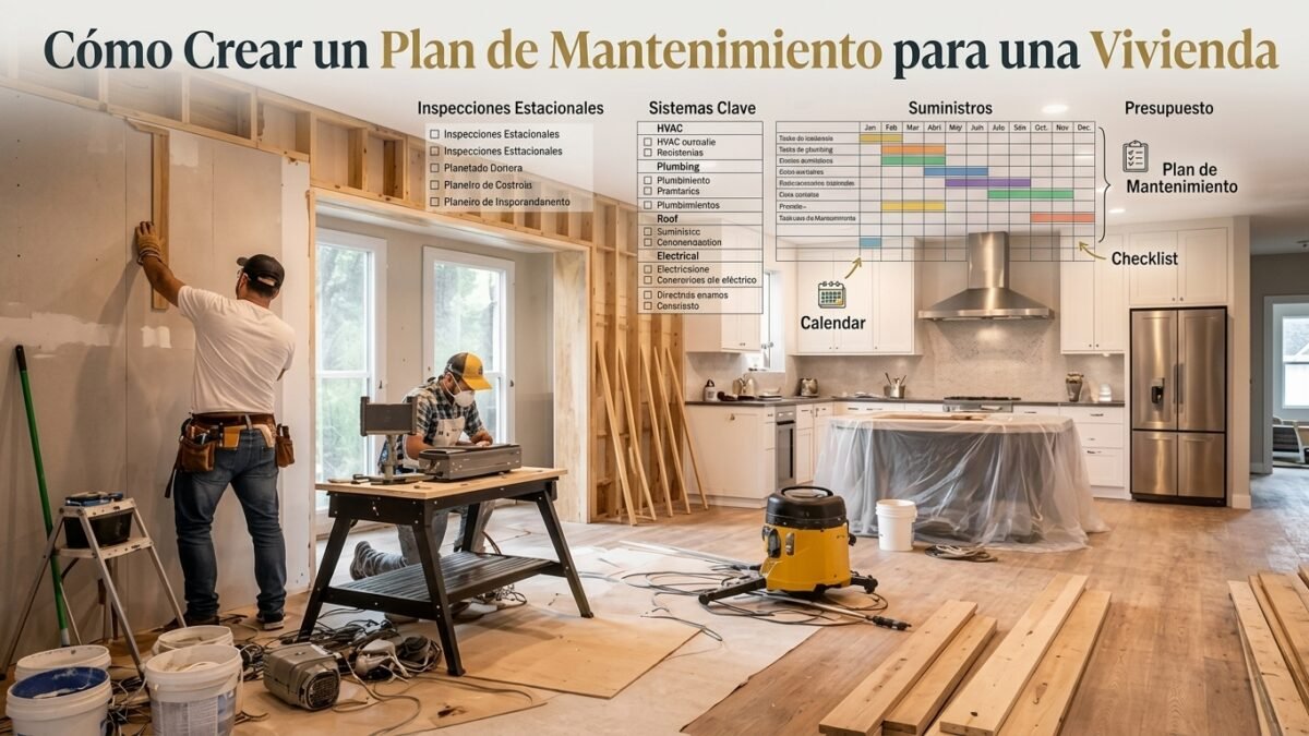Cómo Crear un Plan de Mantenimiento para una Vivienda - Constructora Lencova