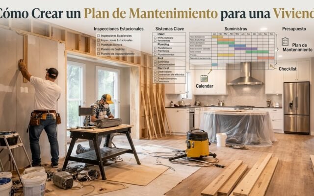 Cómo Crear un Plan de Mantenimiento para una Vivienda