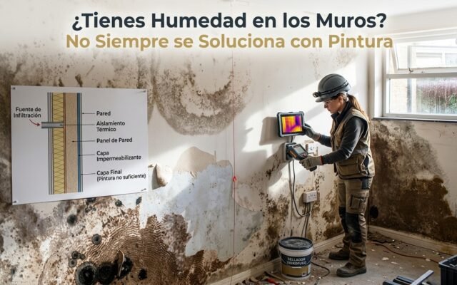 ¿Tienes Humedad en los Muros? No Siempre se Soluciona con Pintura
