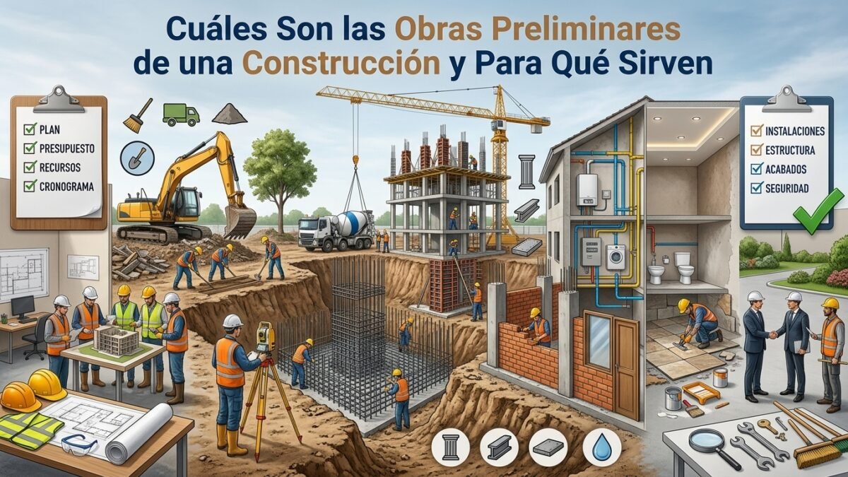 Cuáles Son las Obras Preliminares de una Construcción y Para Qué Sirven - Constructora Lencova