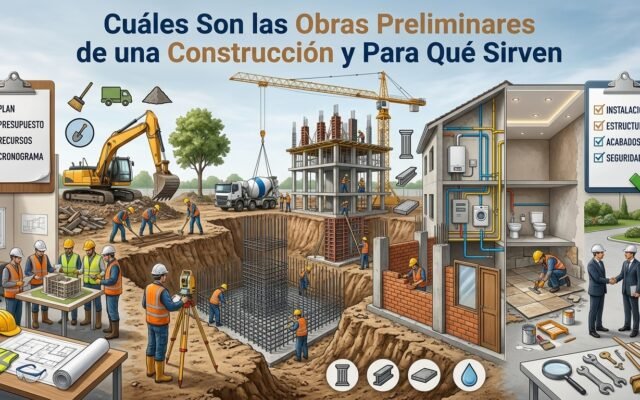Cuáles Son las Obras Preliminares de una Construcción y Para Qué Sirven - Constructora Lencova