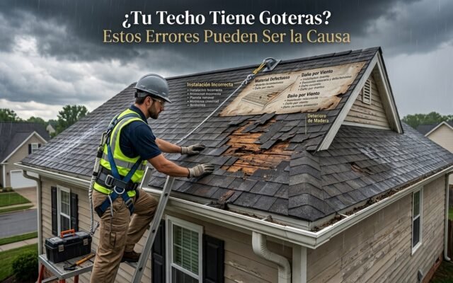 ¿Tu Techo Tiene Goteras? Estos Errores Pueden Ser la Causa