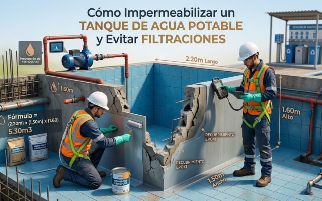 Cómo Impermeabilizar un Tanque de Agua Potable y Evitar Filtraciones