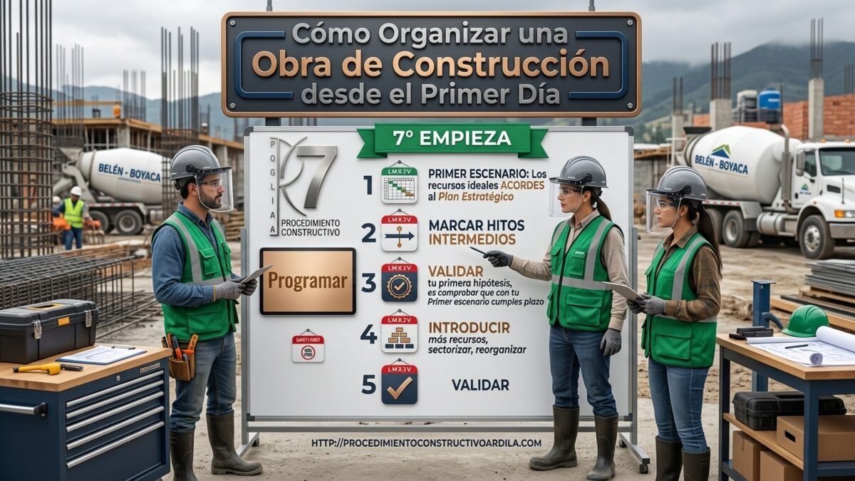Cómo Organizar una Obra de Construcción desde el Primer Día - Constructora Lencova