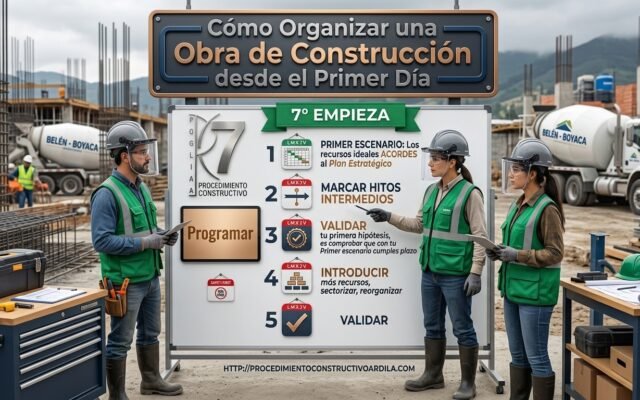 Cómo Organizar una Obra de Construcción desde el Primer Día - Constructora Lencova