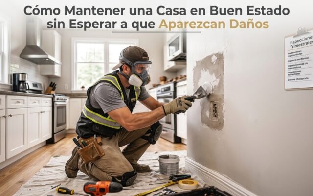 Cómo Mantener una Casa en Buen Estado sin Esperar a que Aparezcan Daños