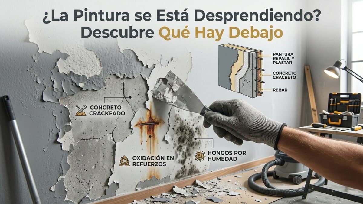 ¿La Pintura se Está Desprendiendo? Descubre Qué Hay Debajo - Constructora Lencova