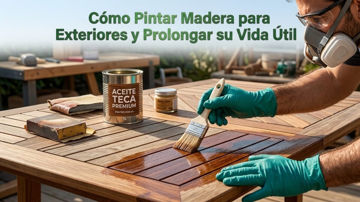 Cómo Pintar Madera para Exteriores y Prolongar su Vida Útil - Constructora Lencova