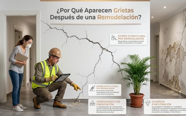 ¿Por Qué Aparecen Grietas Después de una Remodelación?