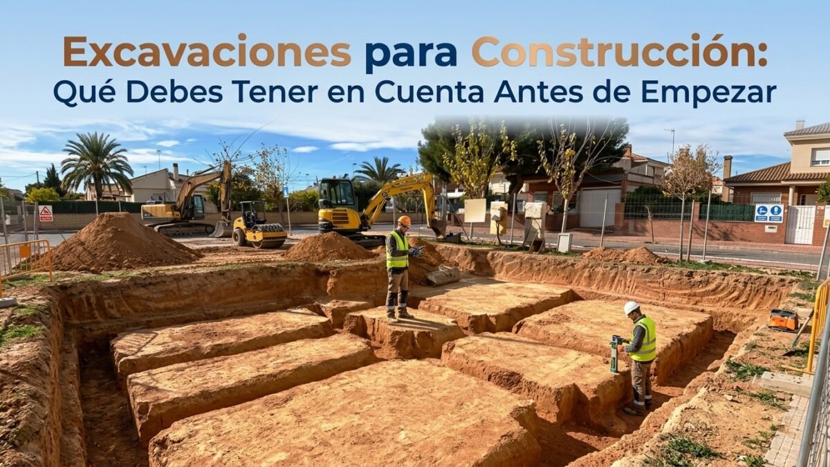 Excavaciones para Construcción: Qué Debes Tener en Cuenta Antes de Empezar - Constructora Lencova