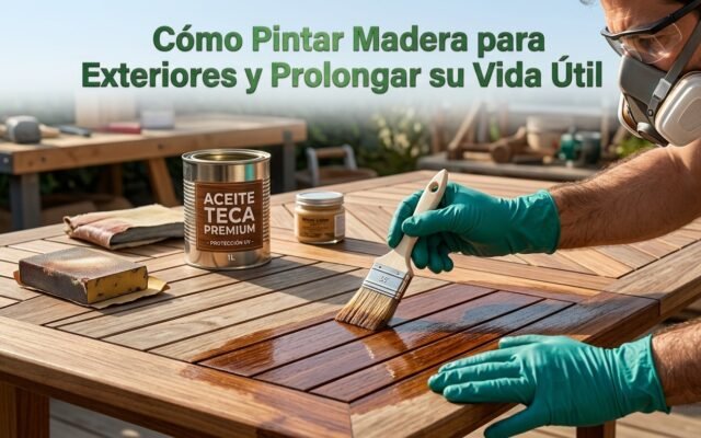 Cómo Pintar Madera para Exteriores y Prolongar su Vida Útil - Constructora Lencova