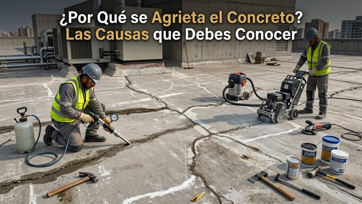 ¿Por Qué se Agrieta el Concreto? Las Causas que Debes Conocer - Constructora Lencova