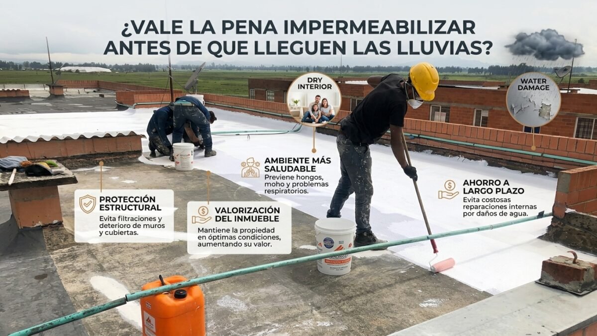 ¿Vale la Pena Impermeabilizar Antes de que Lleguen las Lluvias? - Constructora Lencova