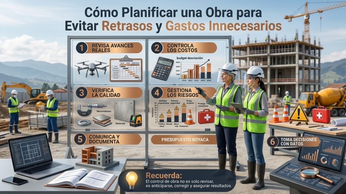 Cómo Planificar una Obra para Evitar Retrasos y Gastos Innecesarios - Constructora Lencova
