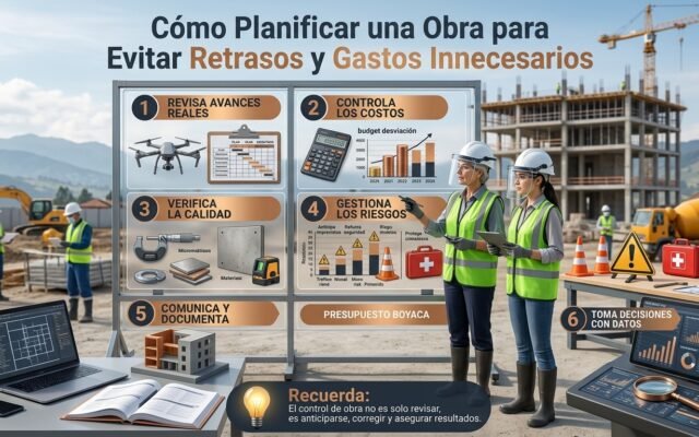 Cómo Planificar una Obra para Evitar Retrasos y Gastos Innecesarios