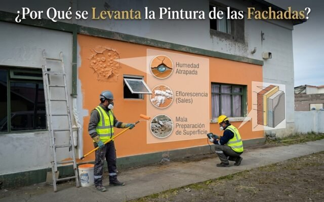 ¿Por Qué se Levanta la Pintura de las Fachadas?