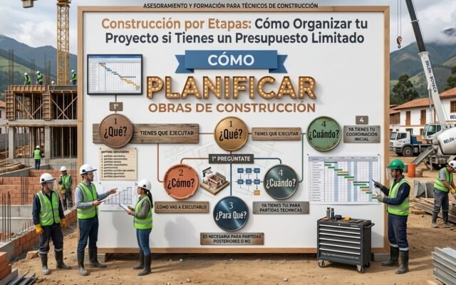 Construcción por Etapas: Cómo Organizar tu Proyecto si Tienes un Presupuesto Limitado - Constructora Lencova