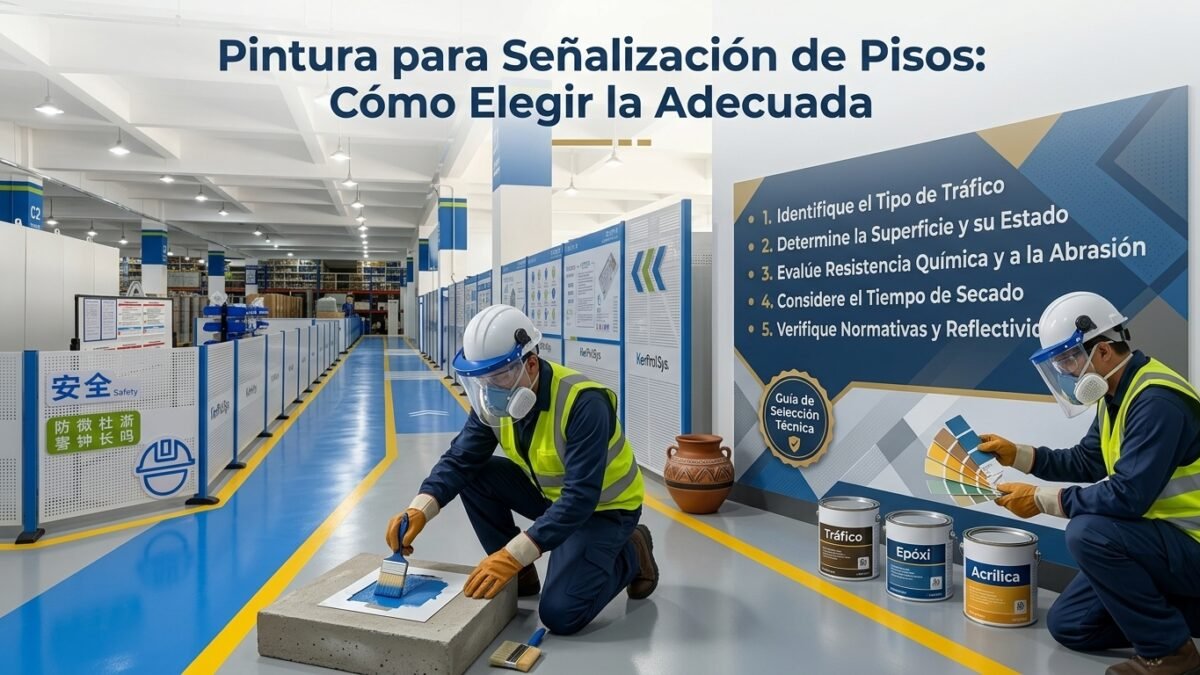 Pintura para Señalización de Pisos: Cómo Elegir la Adecuada - Constructora Lencova