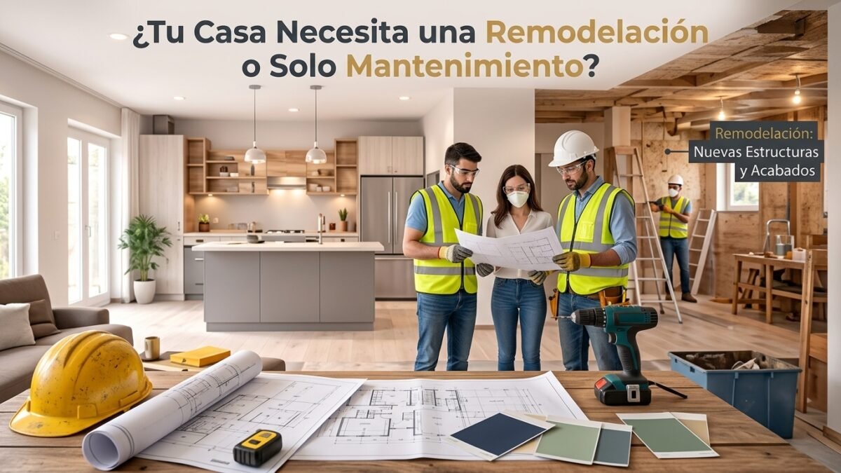 ¿Tu Casa Necesita una Remodelación o Solo Mantenimiento? - Constructora Lencova