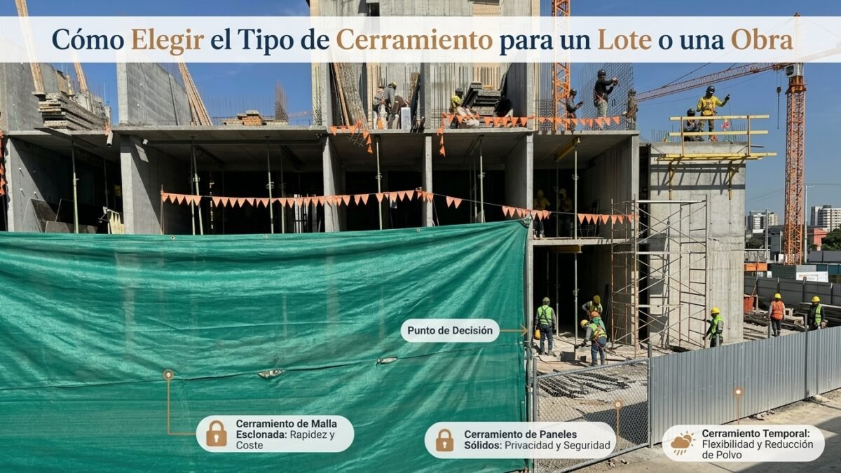 Cómo Elegir el Tipo de Cerramiento para un Lote o una Obra - Constructora Lencova