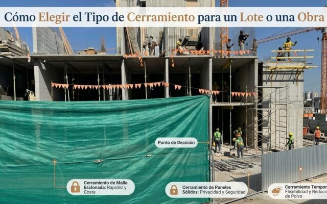 Cómo Elegir el Tipo de Cerramiento para un Lote o una Obra