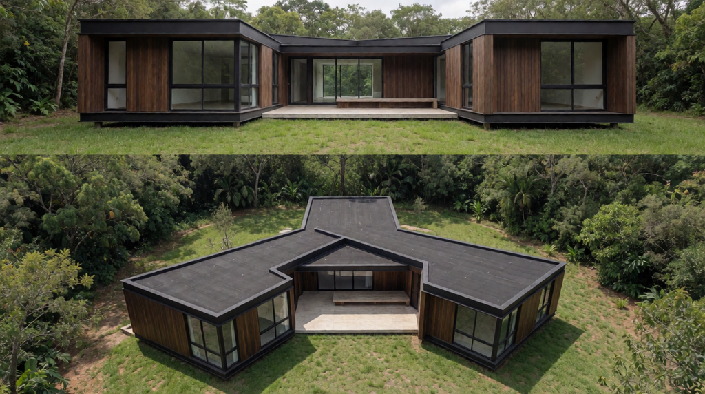 Esta Fotografa Muestra Una Residencia Campestre De Diseo Arquitectnico Contemporneo Y De Un Solo Ni Czrchpvlkksirbkzijqk