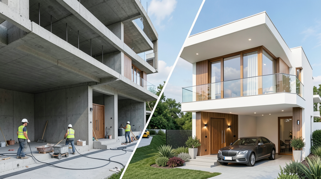 Esta Visualizacin Arquitectnica En Composicin Dividida Contrapone De Manera Magistral La Fase De Ob Et1sgt3bfwi72cp3wpfw